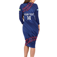 Chinandega 2025 Baseball Custom Long Sleeve Bodycon Dress Come On Tigres