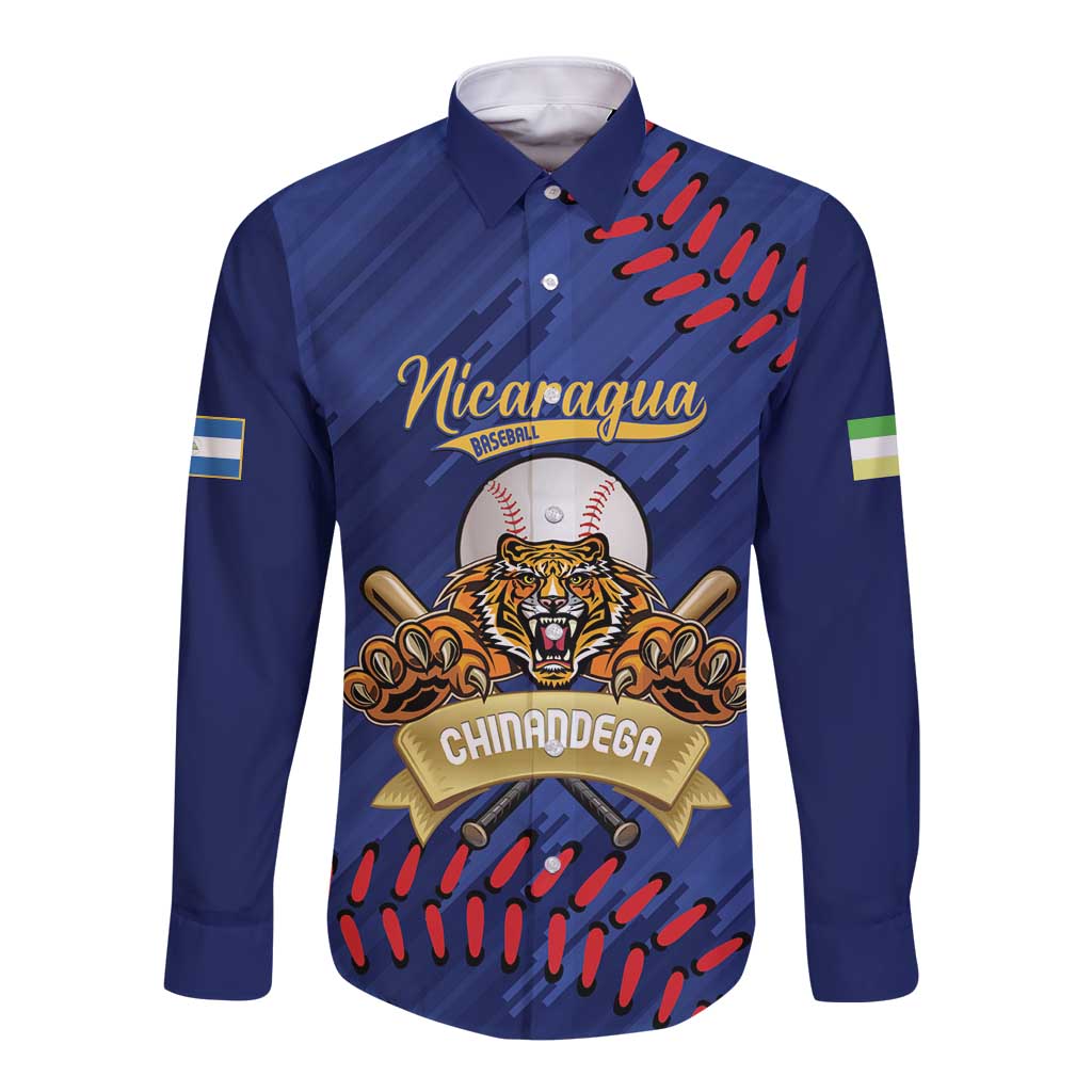 Chinandega 2025 Baseball Custom Long Sleeve Button Shirt Come On Tigres