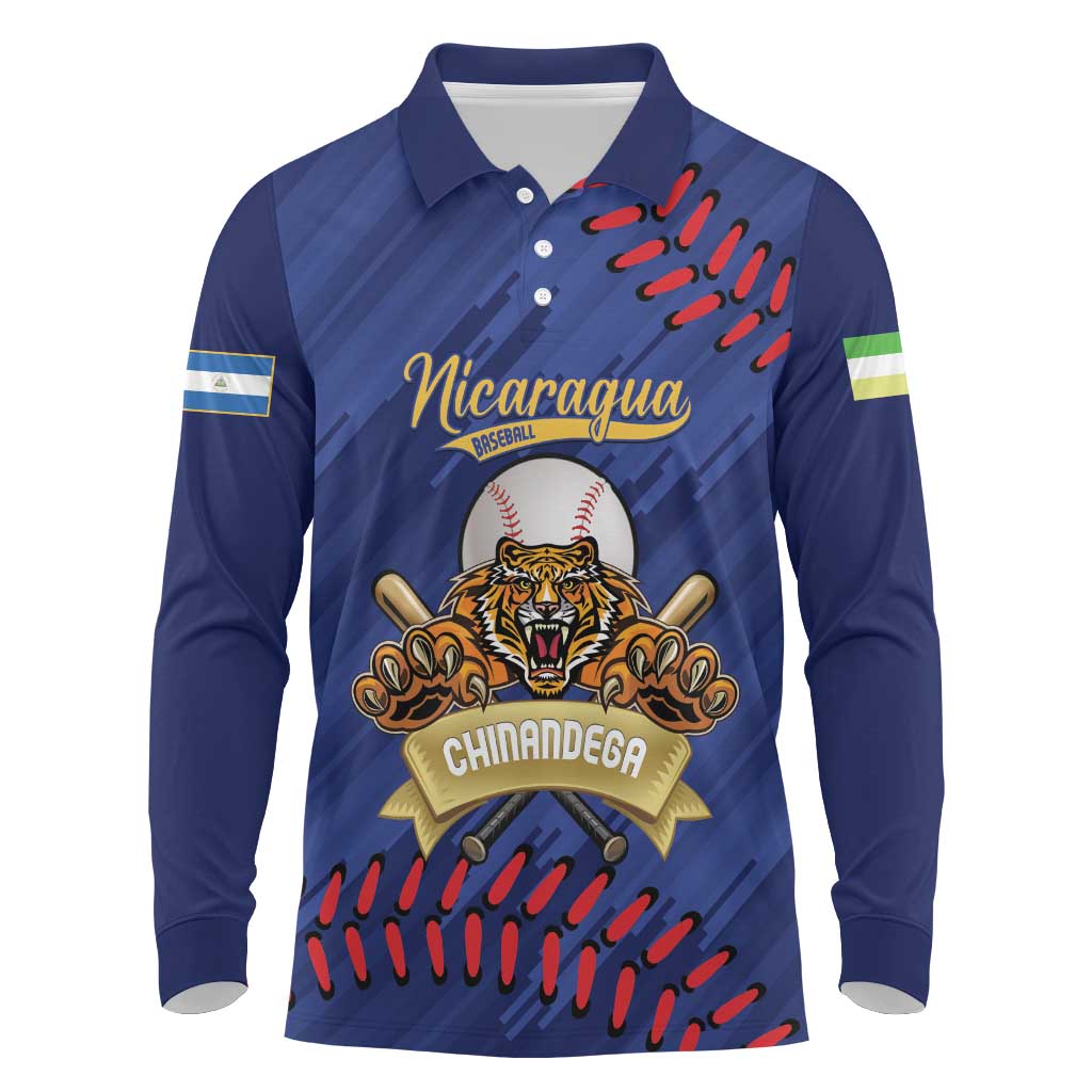 Chinandega 2025 Baseball Custom Long Sleeve Polo Shirt Come On Tigres