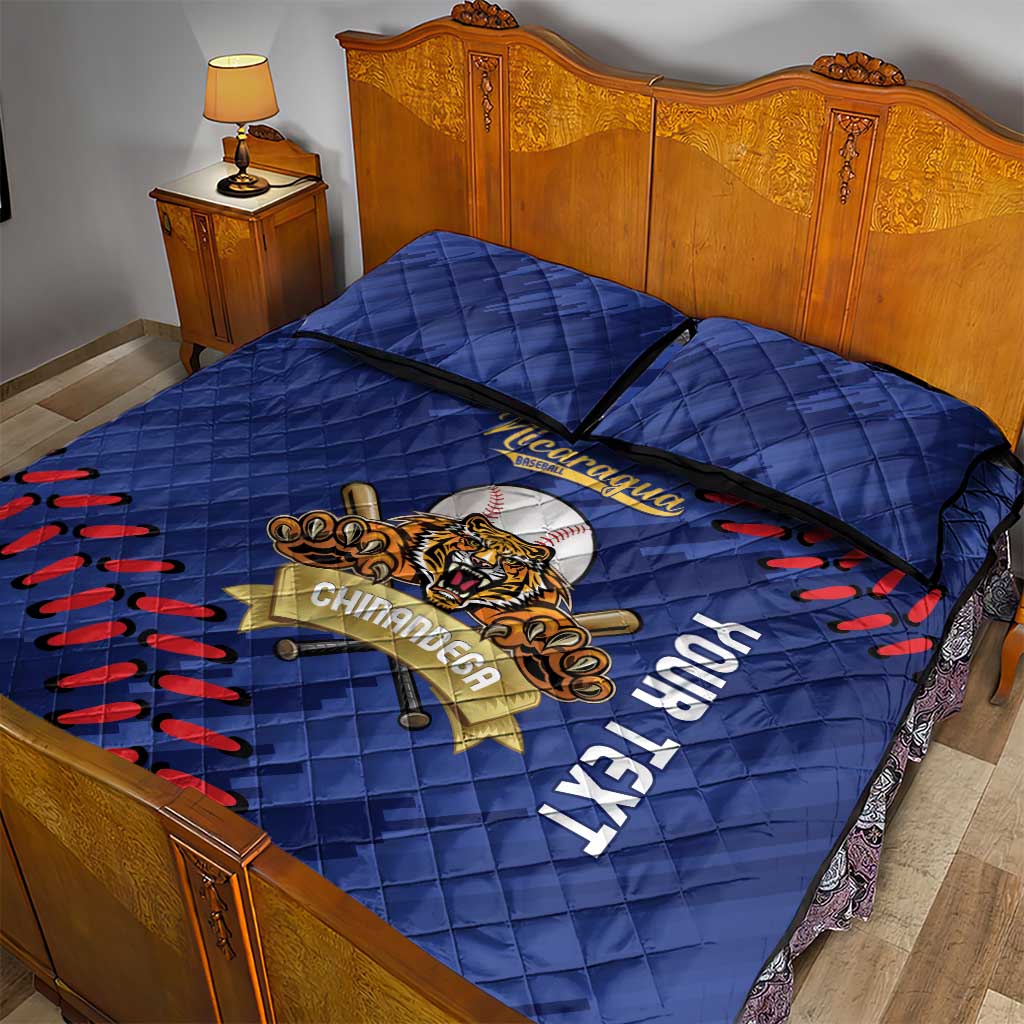 Chinandega 2025 Baseball Custom Quilt Bed Set Come On Tigres