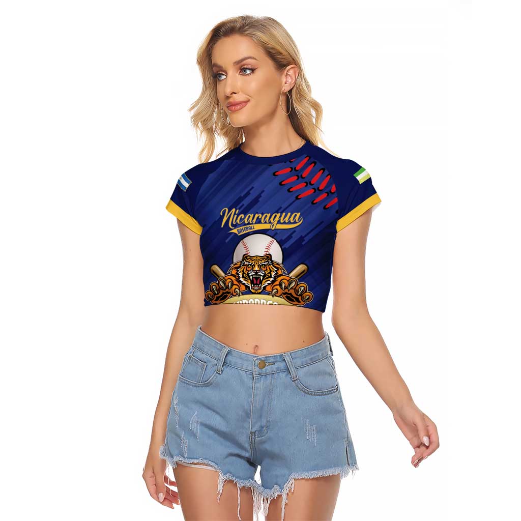 Chinandega 2025 Baseball Custom Raglan Cropped T Shirt Come On Tigres