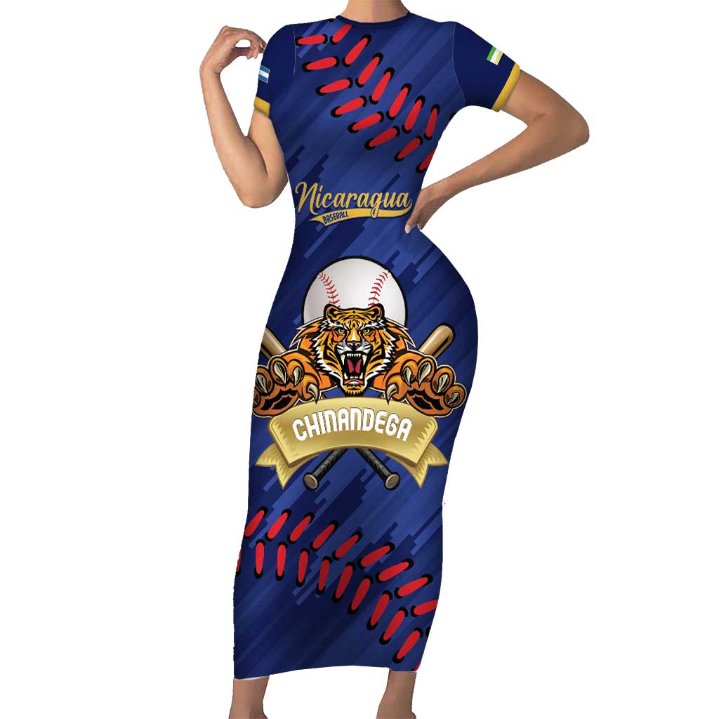Chinandega 2025 Baseball Custom Short Sleeve Bodycon Dress Come On Tigres