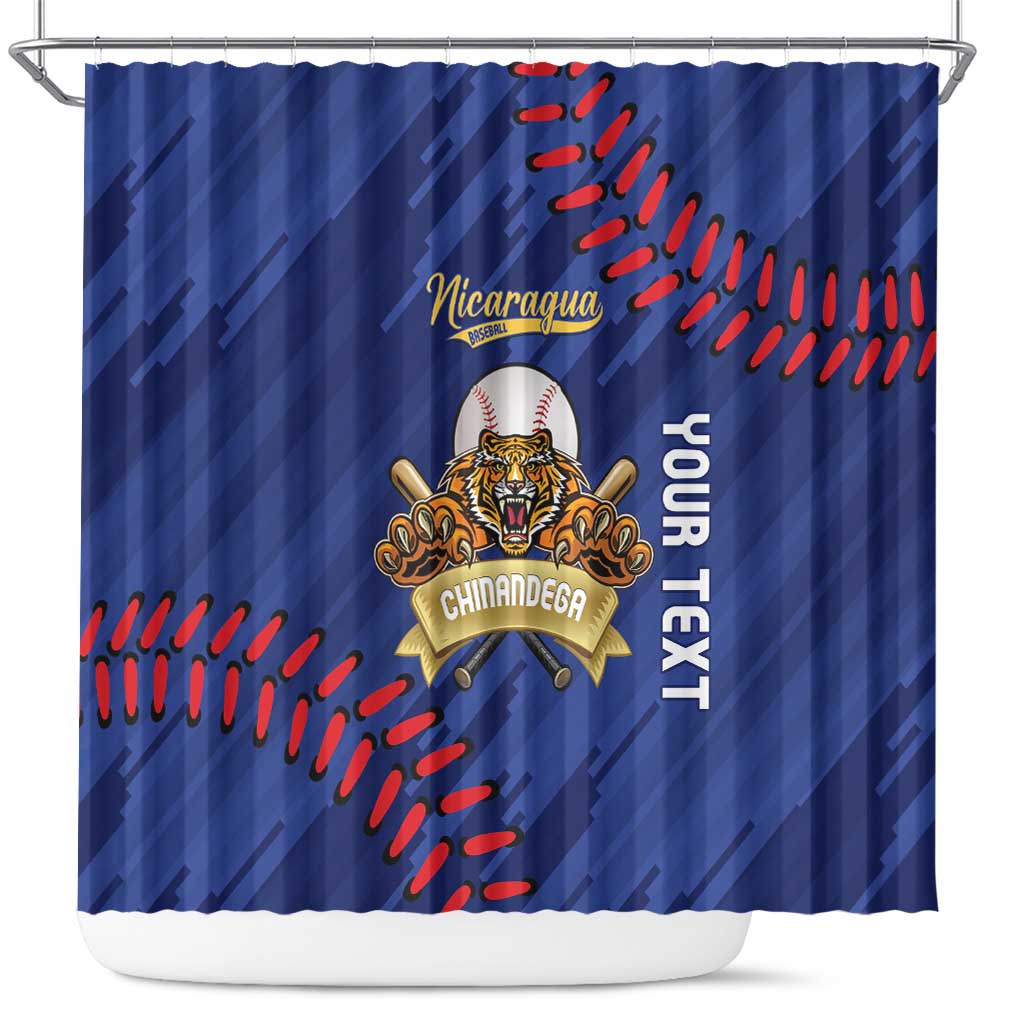 Chinandega 2025 Baseball Custom Shower Curtain Come On Tigres