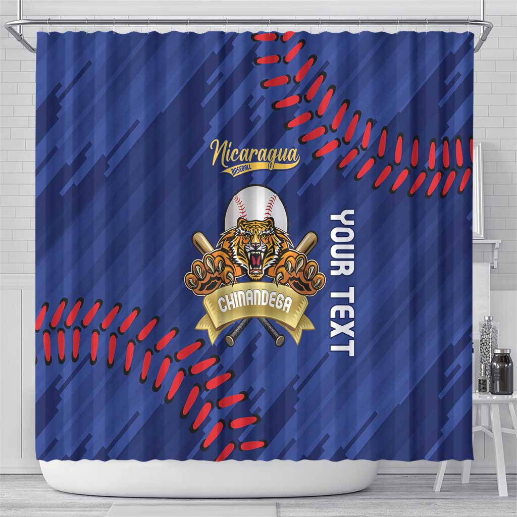 Chinandega 2025 Baseball Custom Shower Curtain Come On Tigres
