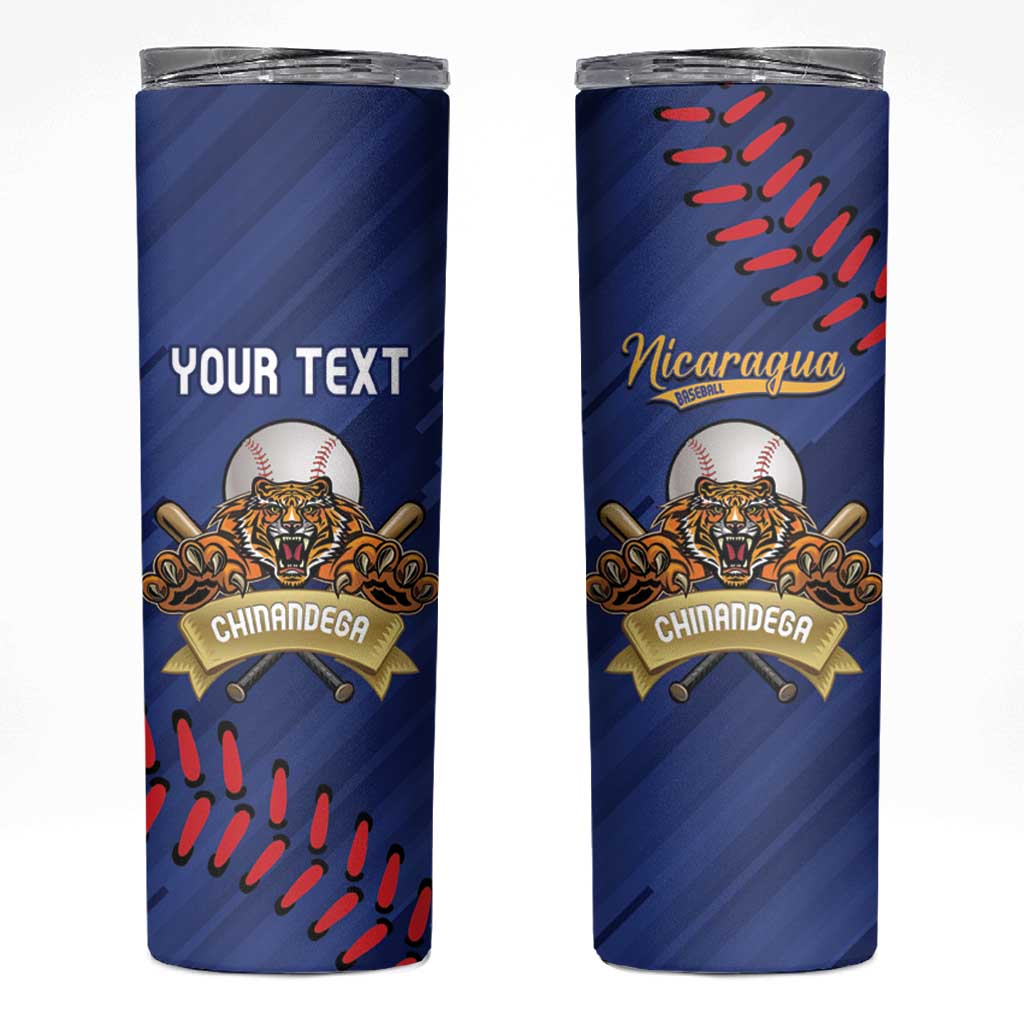 Chinandega 2025 Baseball Custom Skinny Tumbler Come On Tigres