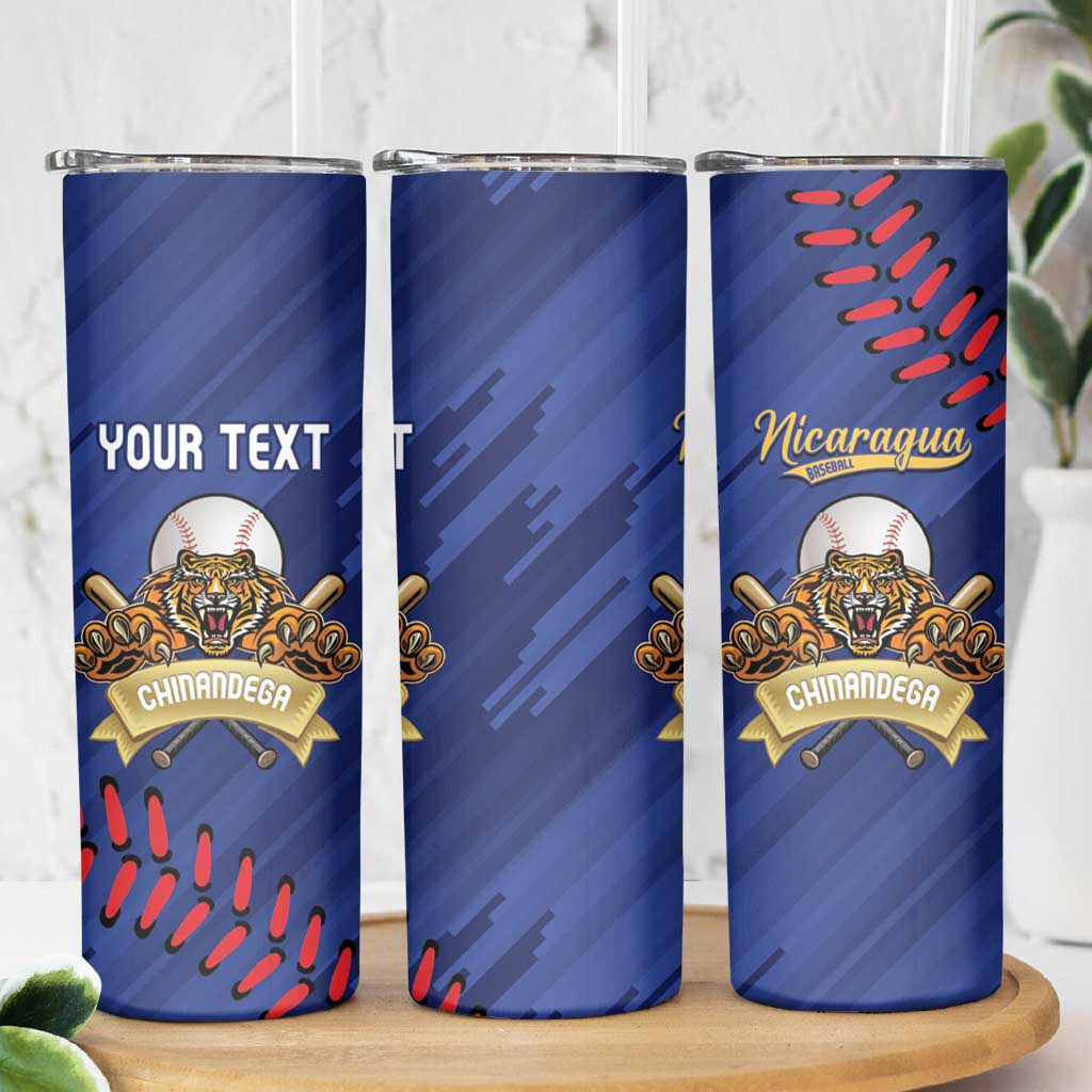 Chinandega 2025 Baseball Custom Skinny Tumbler Come On Tigres