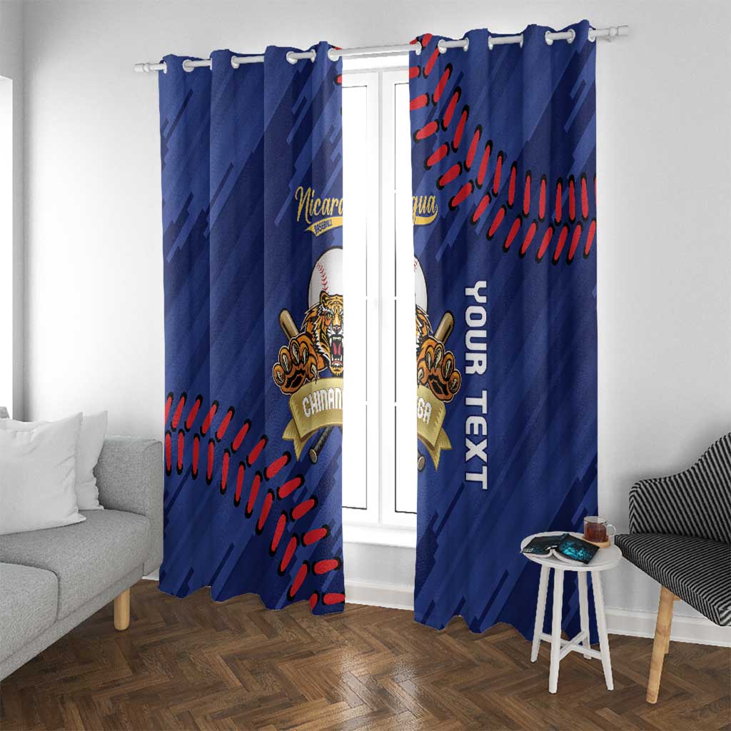 Chinandega 2025 Baseball Custom Window Curtain Come On Tigres
