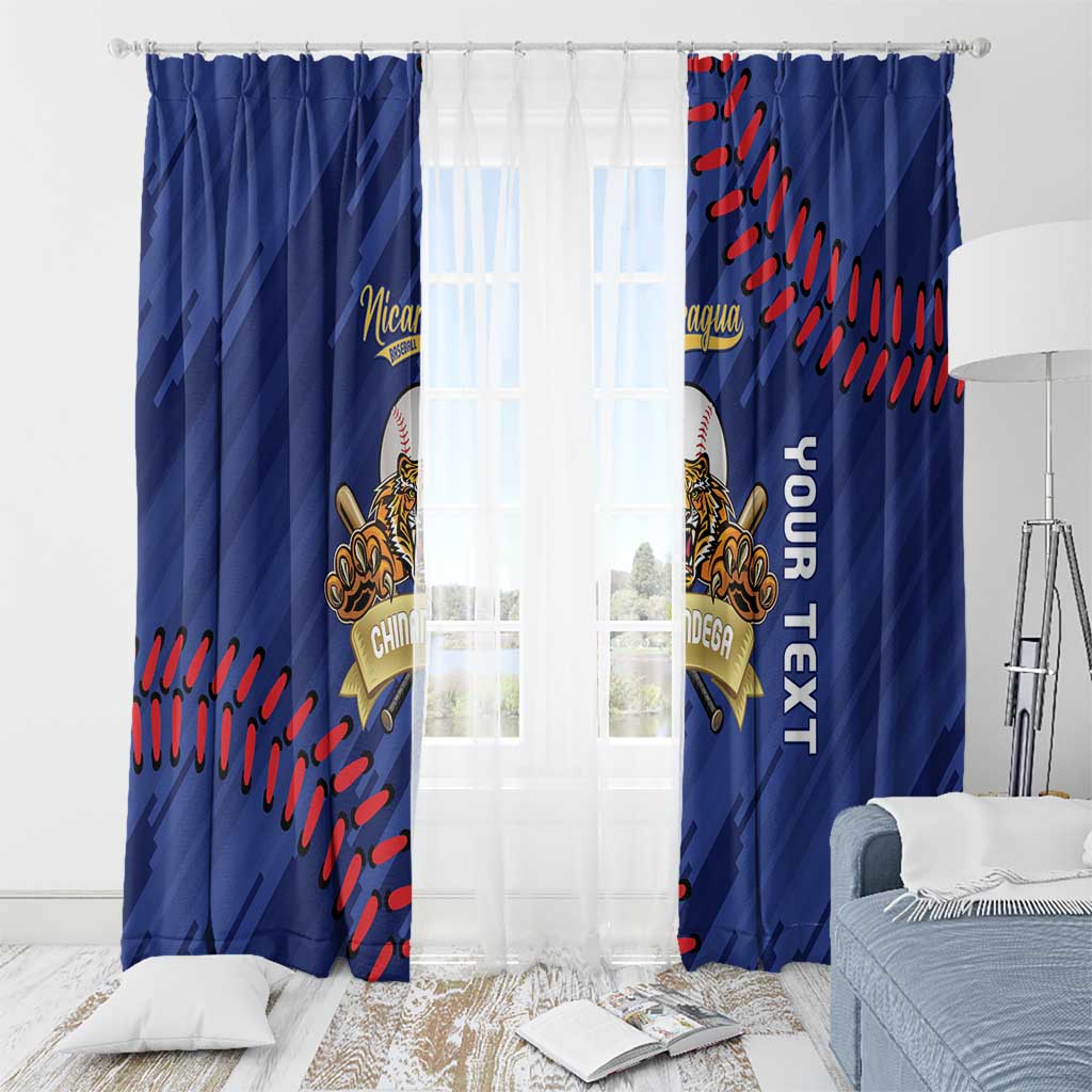 Chinandega 2025 Baseball Custom Window Curtain Come On Tigres