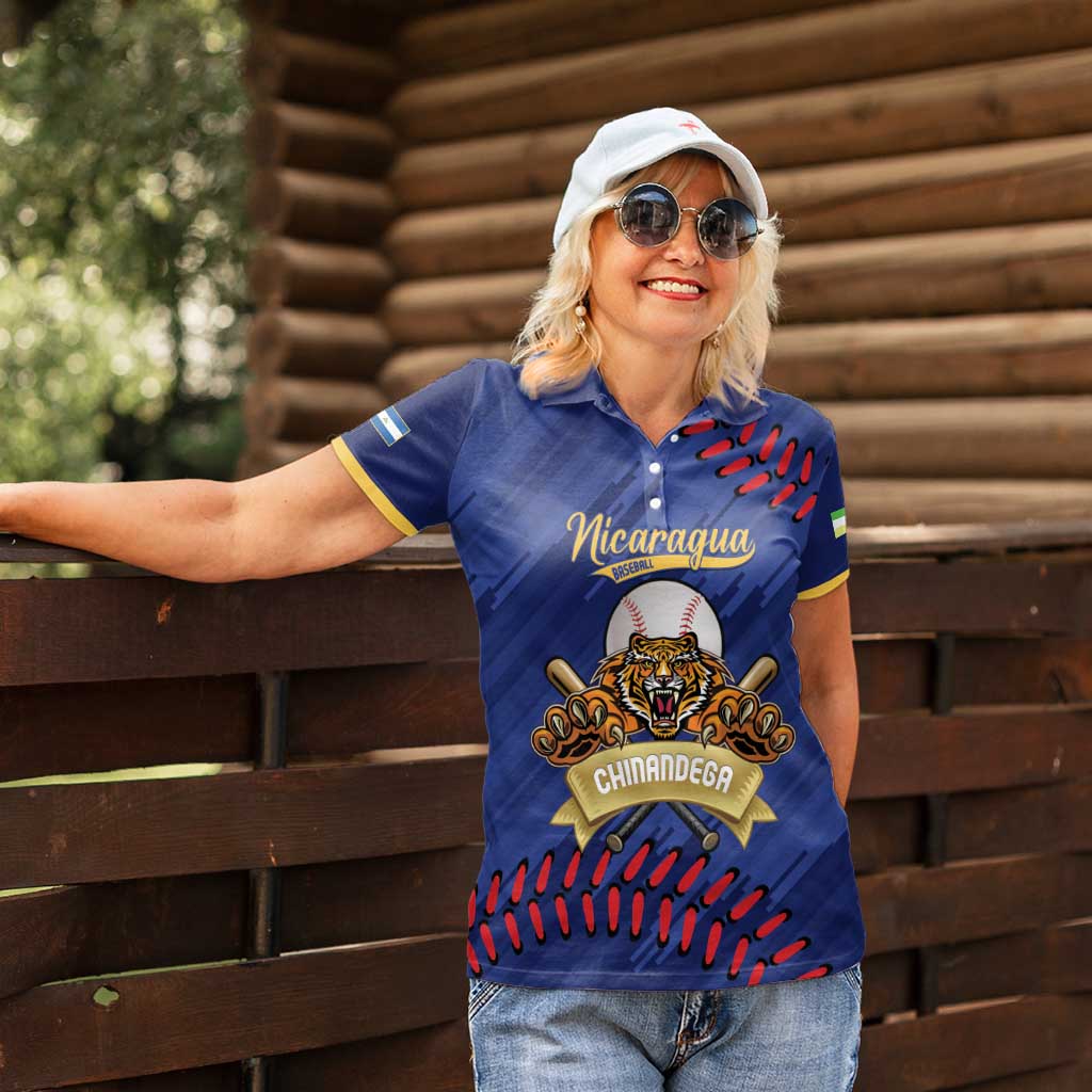 Chinandega 2025 Baseball Custom Women Polo Shirt Come On Tigres