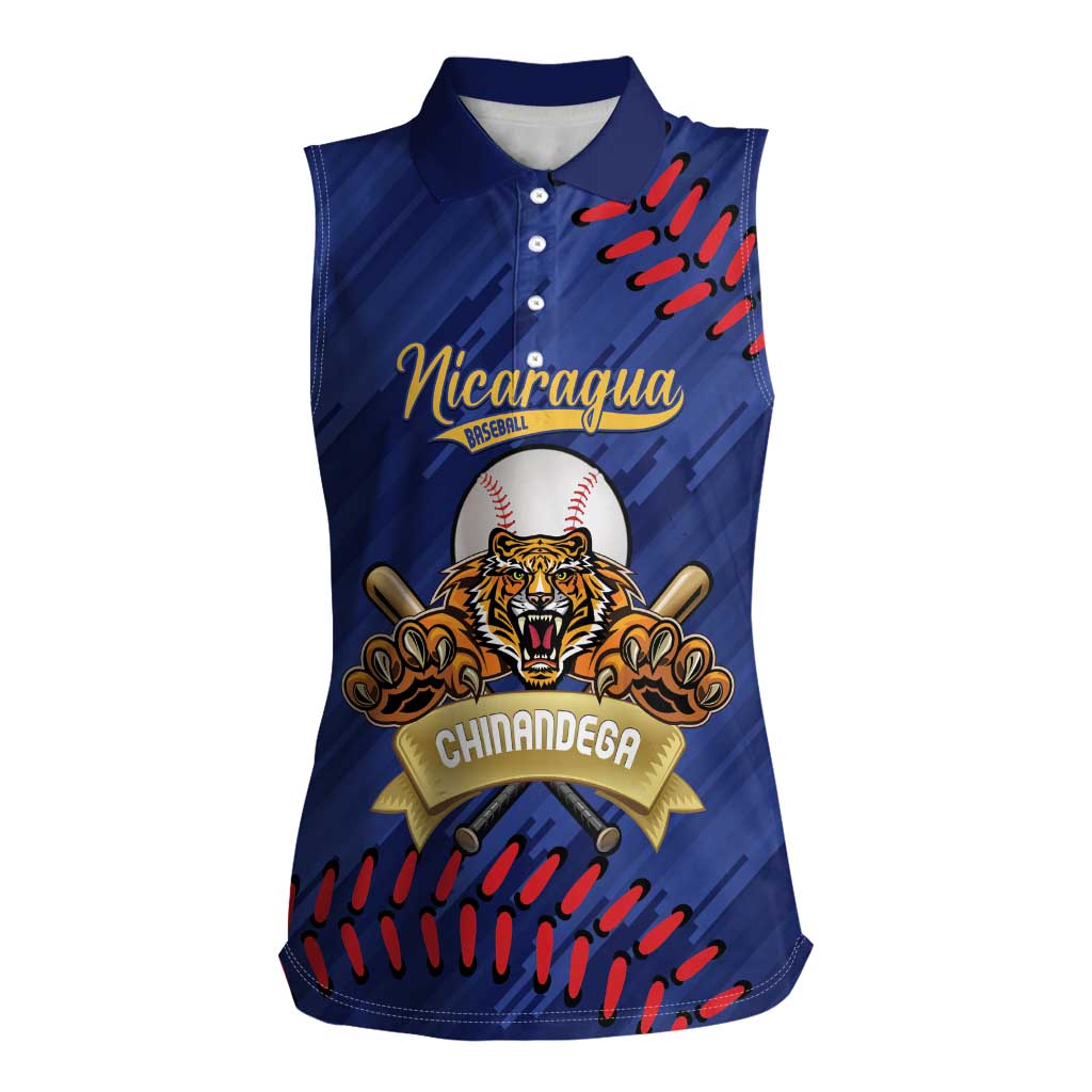 Chinandega 2025 Baseball Custom Women Sleeveless Polo Shirt Come On Tigres