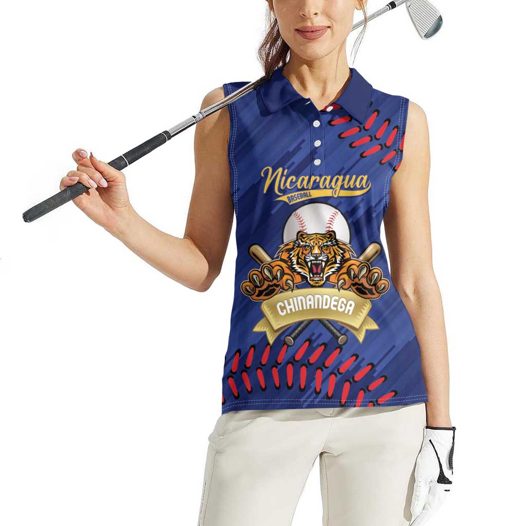 Chinandega 2025 Baseball Custom Women Sleeveless Polo Shirt Come On Tigres