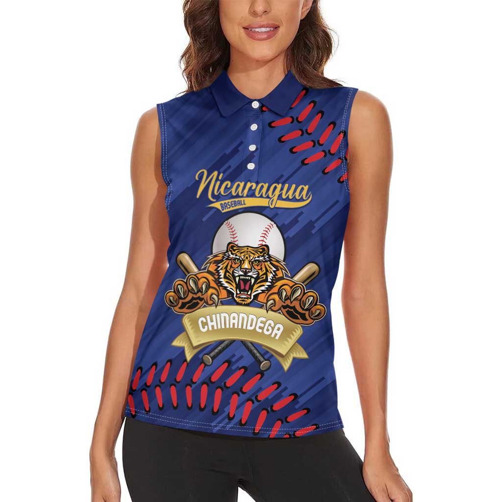 Chinandega 2025 Baseball Custom Women Sleeveless Polo Shirt Come On Tigres
