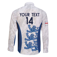 Custom England Football Family Matching Off Shoulder Short Dress and Hawaiian Shirt 2024 Go Champions Three Lions - Wonder Print Shop