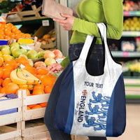 Custom England Football Grocery Bag Go Champions Three Lions