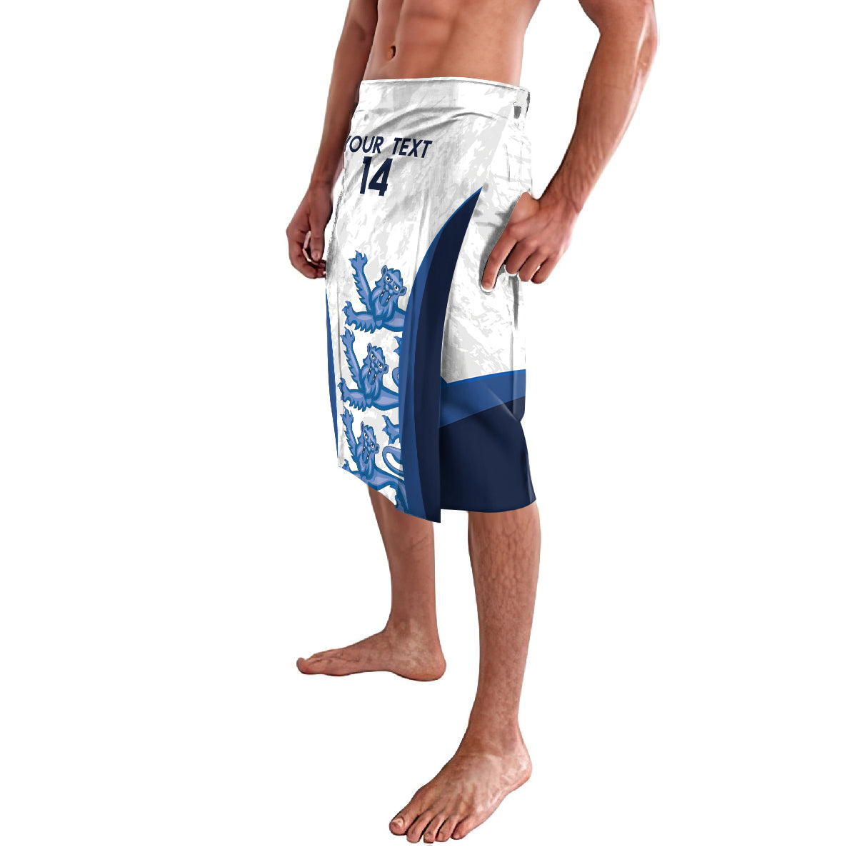 Custom England Football Lavalava 2024 Go Champions Three Lions - Wonder Print Shop