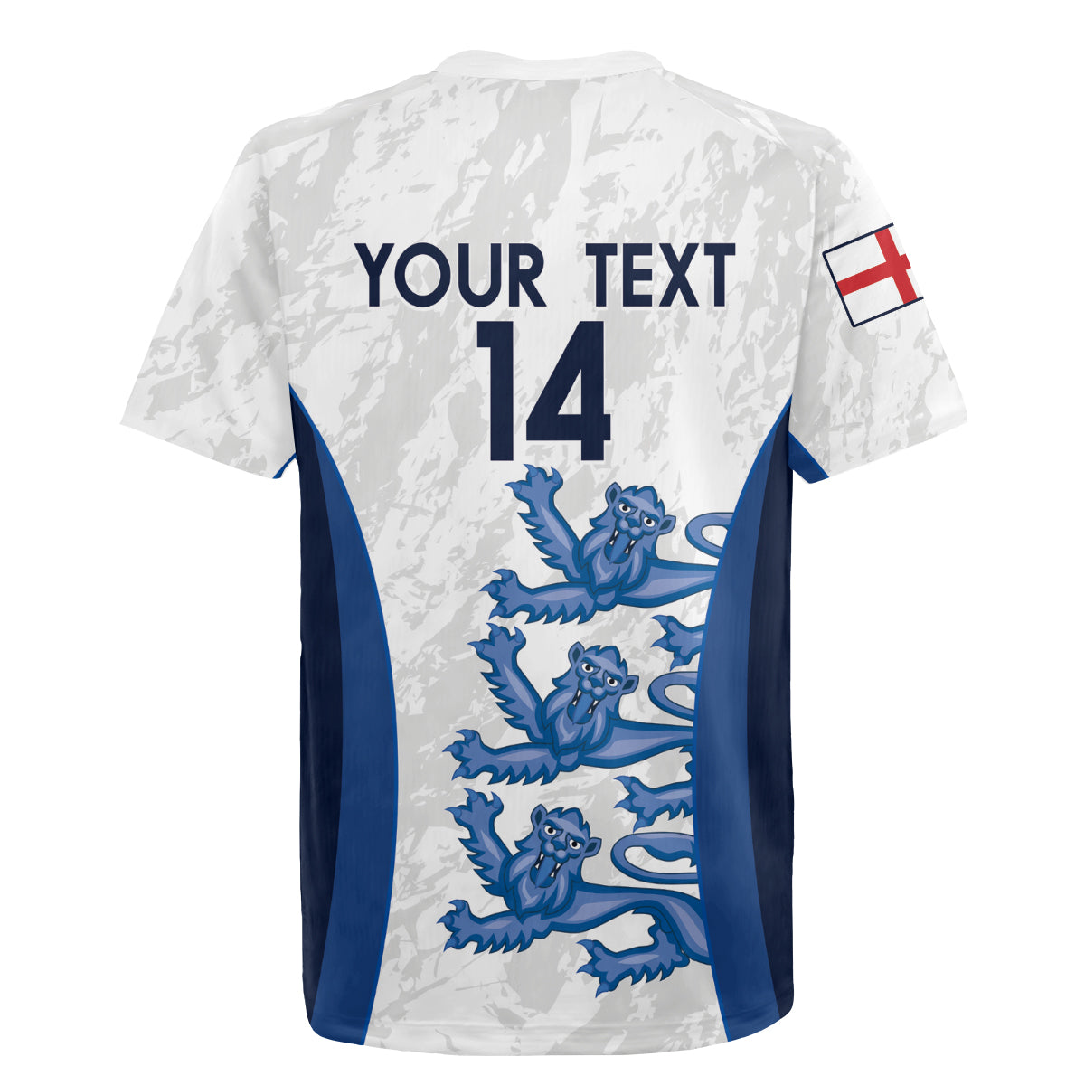 Custom England Football Rugby Jersey 2024 Go Champions Three Lions - Wonder Print Shop