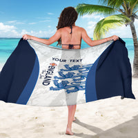 Custom England Football Sarong 2024 Go Champions Three Lions - Wonder Print Shop