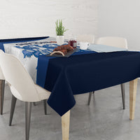 Custom England Football Tablecloth 2024 Go Champions Three Lions - Wonder Print Shop