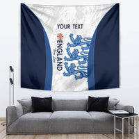 Custom England Football Tapestry 2024 Go Champions Three Lions - Wonder Print Shop