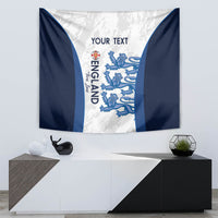 Custom England Football Tapestry 2024 Go Champions Three Lions - Wonder Print Shop