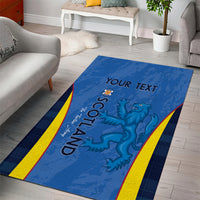 Custom Scotland Football Area Rug 2024 Go Champions Scottish - Wonder Print Shop