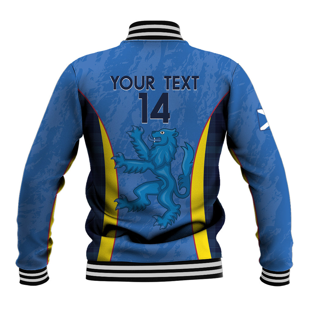 Custom Scotland Football Baseball Jacket 2024 Go Champions Scottish - Wonder Print Shop