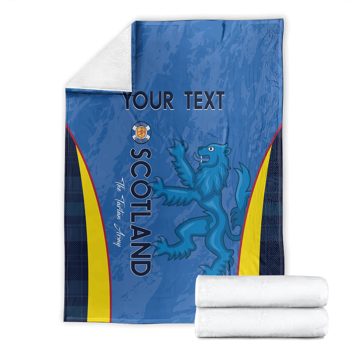 Custom Scotland Football Blanket 2024 Go Champions Scottish