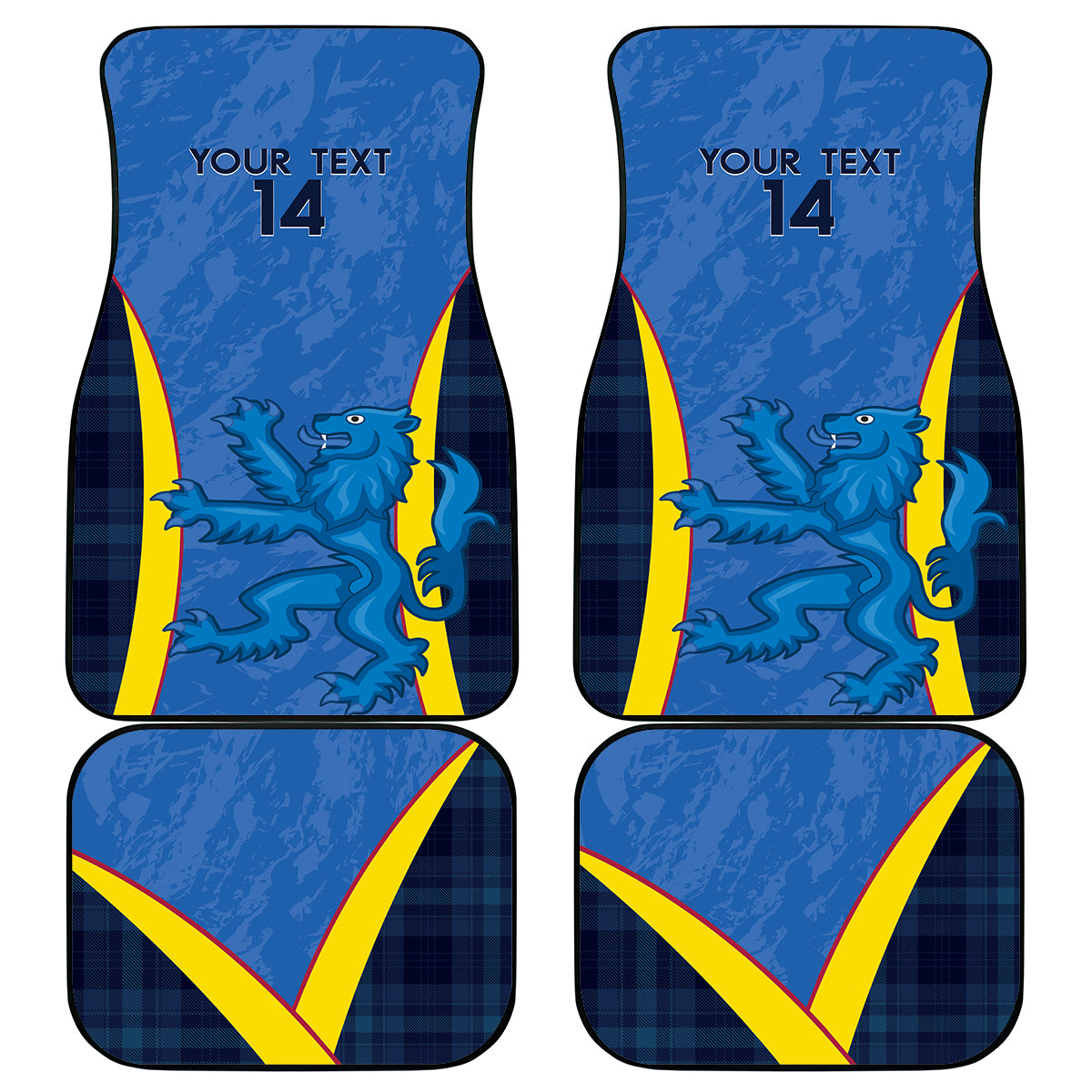 Custom Scotland Football Car Mats 2024 Go Champions Scottish - Wonder Print Shop