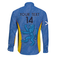 Custom Scotland Football Family Matching Short Sleeve Bodycon Dress and Hawaiian Shirt 2024 Go Champions Scottish - Wonder Print Shop