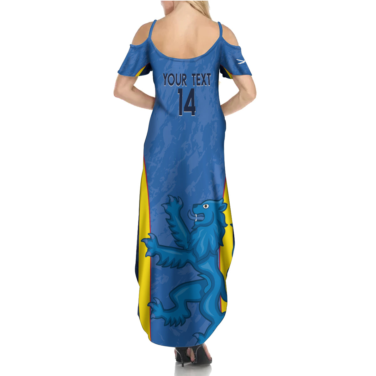 Custom Scotland Football Family Matching Summer Maxi Dress and Hawaiian Shirt 2024 Go Champions Scottish - Wonder Print Shop