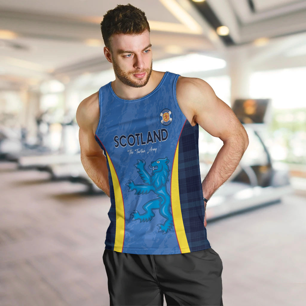 Custom Scotland Football Men Tank Top 2024 Go Champions Scottish - Wonder Print Shop