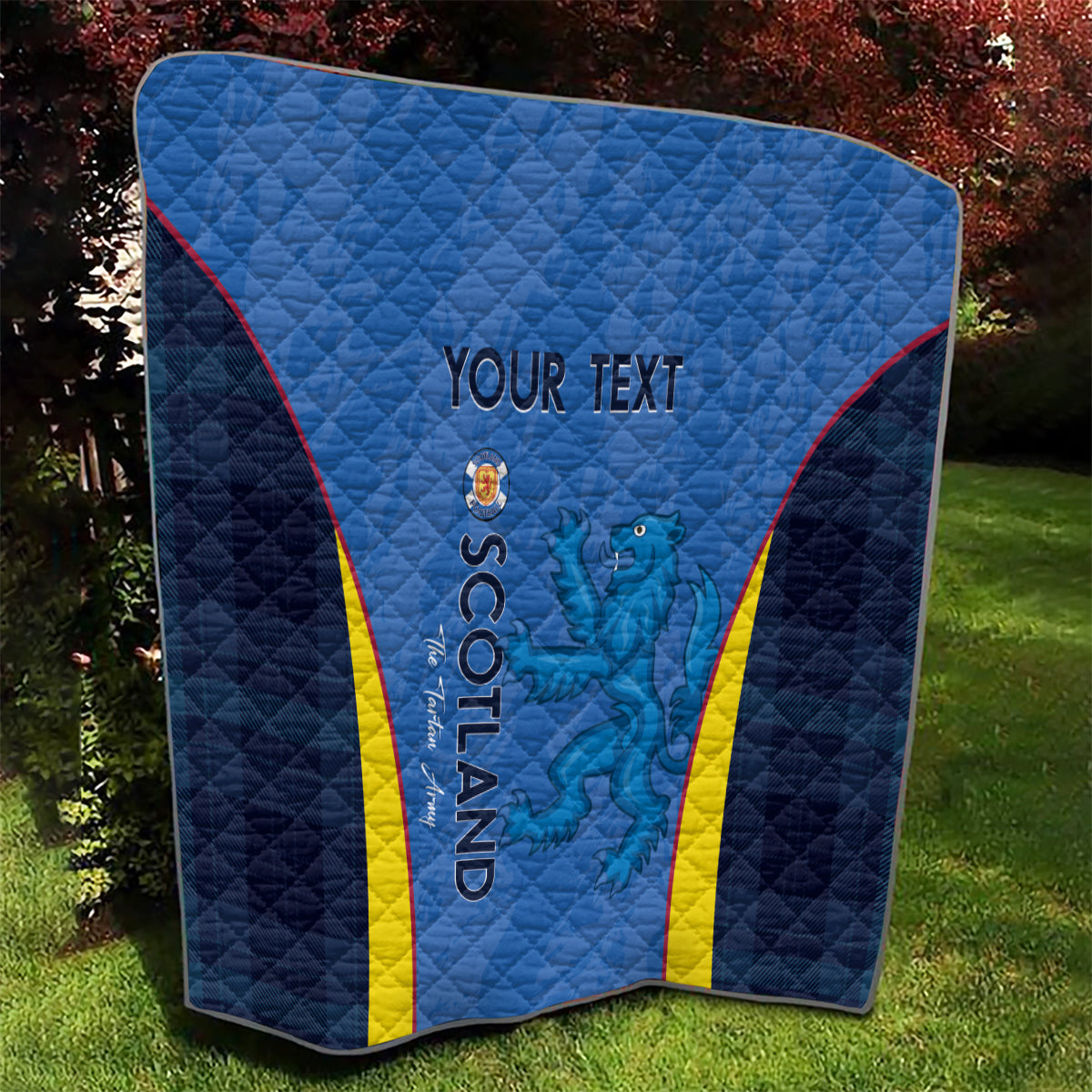 Custom Scotland Football Quilt 2024 Go Champions Scottish - Wonder Print Shop