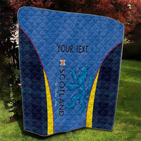 Custom Scotland Football Quilt 2024 Go Champions Scottish - Wonder Print Shop