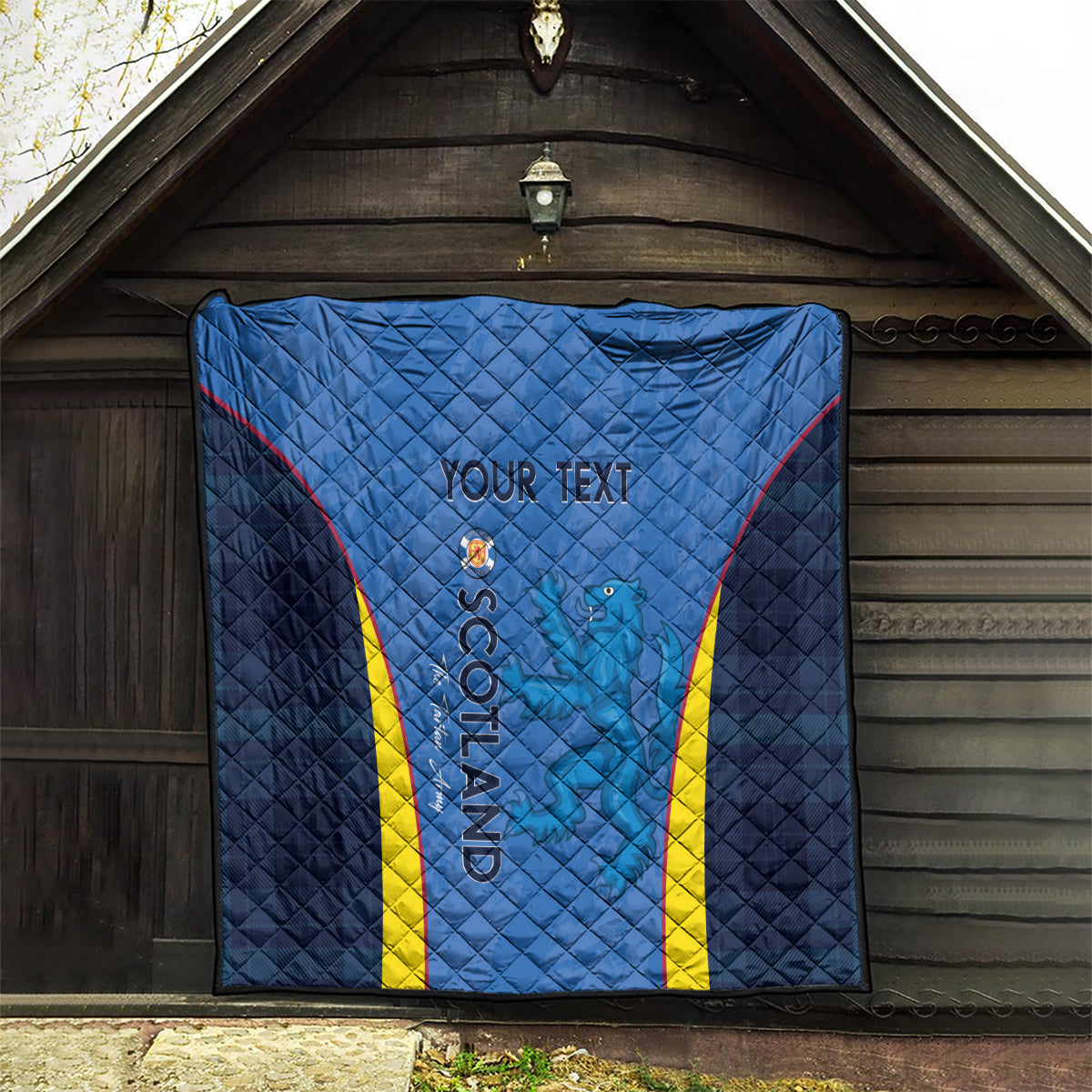 Custom Scotland Football Quilt 2024 Go Champions Scottish - Wonder Print Shop