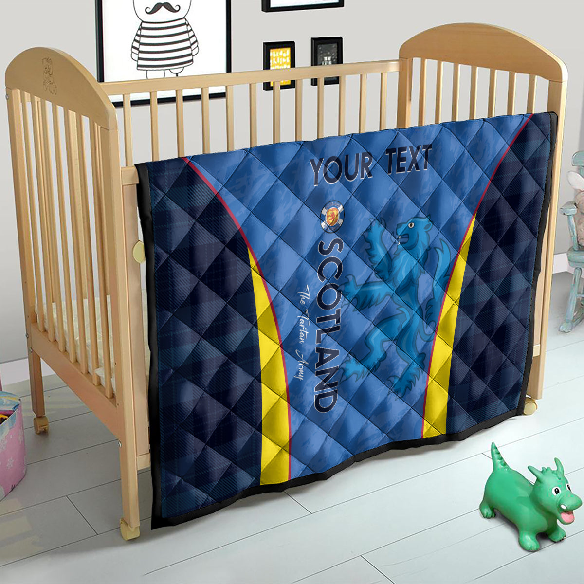 Custom Scotland Football Quilt 2024 Go Champions Scottish - Wonder Print Shop