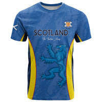Custom Scotland Football T Shirt 2024 Go Champions Scottish - Wonder Print Shop