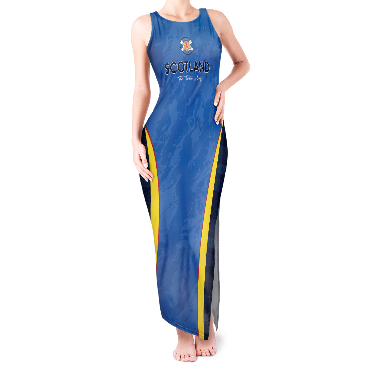 Custom Scotland Football Tank Maxi Dress 2024 Go Champions Scottish - Wonder Print Shop