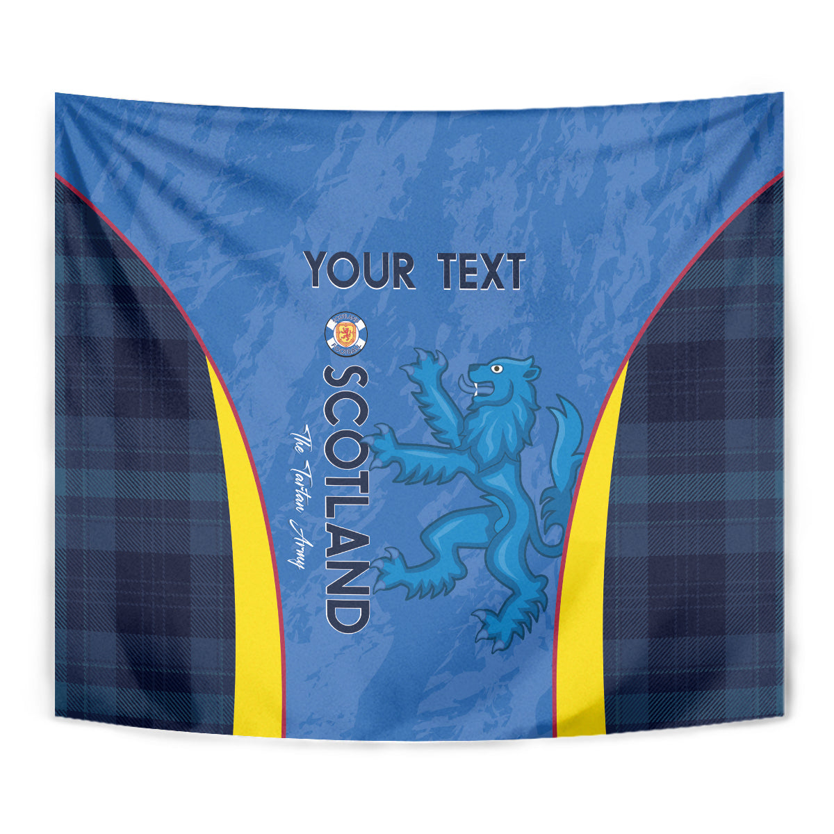 Custom Scotland Football Tapestry 2024 Go Champions Scottish - Wonder Print Shop