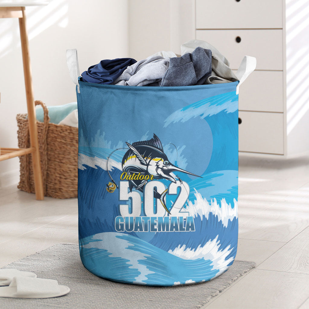 Blue Marlin Fishing Guatemala Laundry Basket Makaira Nigricans 502 Outdoor Hobby