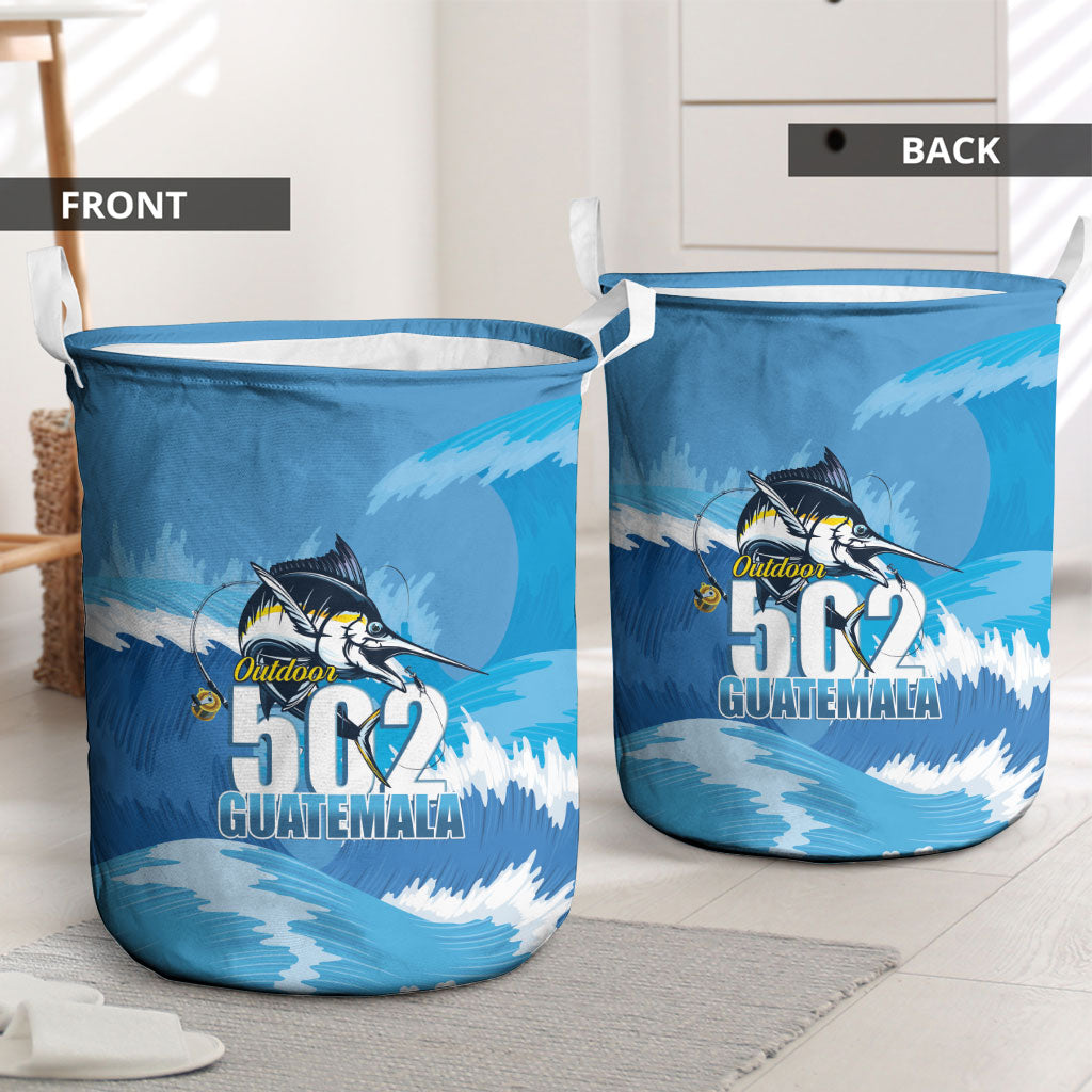 Blue Marlin Fishing Guatemala Laundry Basket Makaira Nigricans 502 Outdoor Hobby