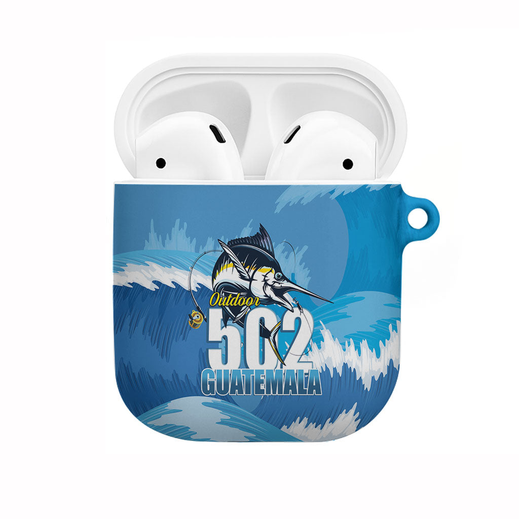 Blue Marlin Fishing Guatemala AirPods Case Makaira Nigricans 502 Outdoor Hobby