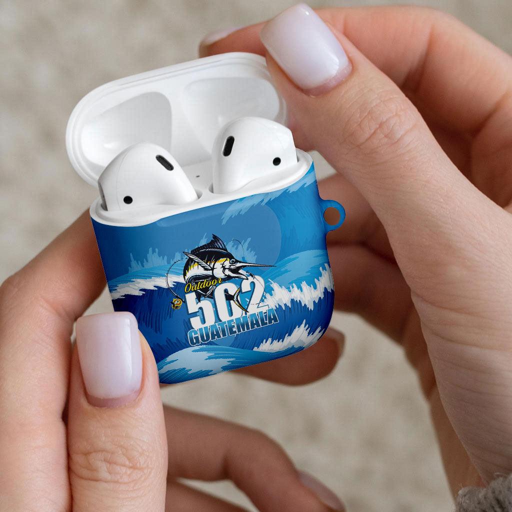 Blue Marlin Fishing Guatemala AirPods Case Makaira Nigricans 502 Outdoor Hobby