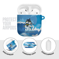Blue Marlin Fishing Guatemala AirPods Case Makaira Nigricans 502 Outdoor Hobby