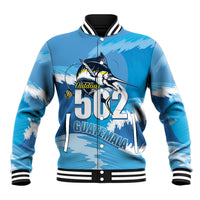 Blue Marlin Fishing Guatemala Baseball Jacket Makaira Nigricans 502 Outdoor Hobby