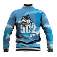 Blue Marlin Fishing Guatemala Baseball Jacket Makaira Nigricans 502 Outdoor Hobby