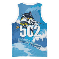 Blue Marlin Fishing Guatemala Basketball Jersey Makaira Nigricans 502 Outdoor Hobby