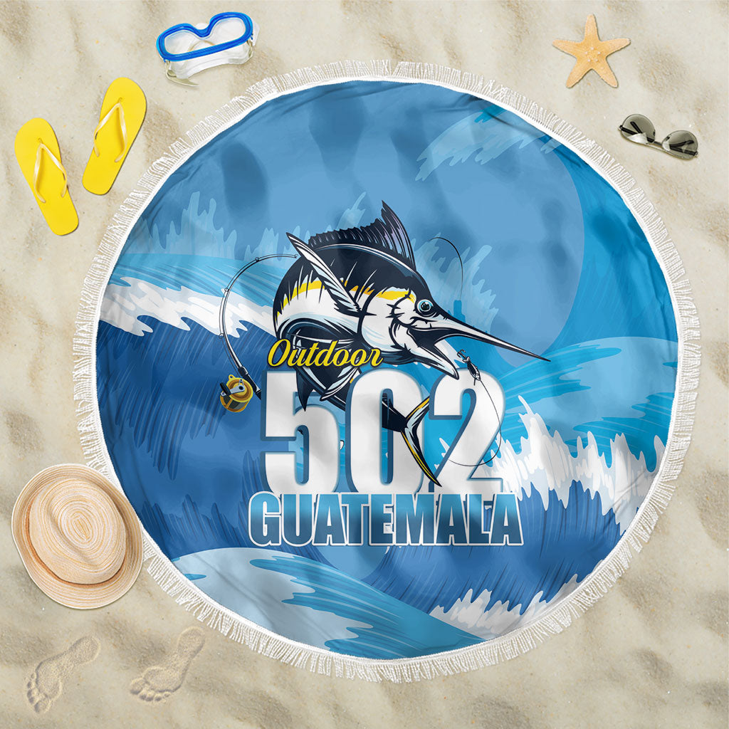 Blue Marlin Fishing Guatemala Beach Blanket Makaira Nigricans 502 Outdoor Hobby
