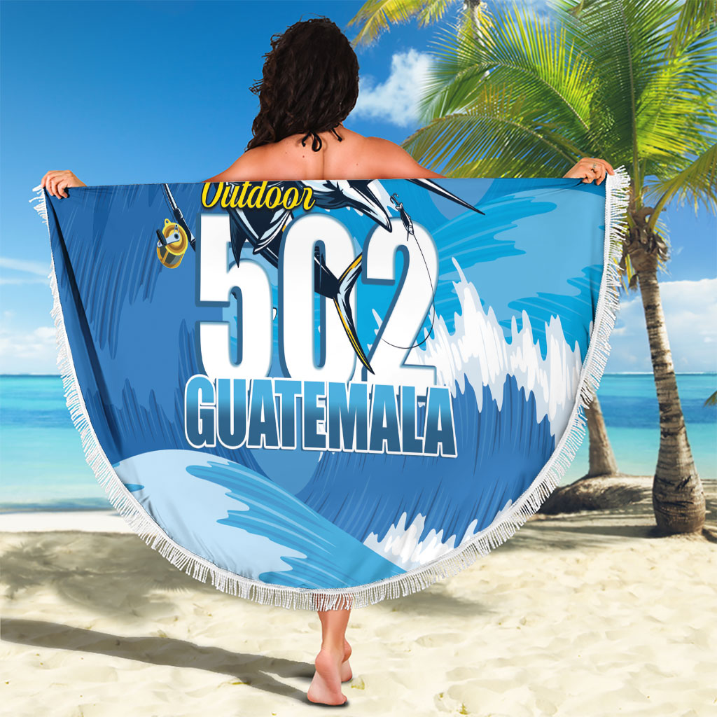 Blue Marlin Fishing Guatemala Beach Blanket Makaira Nigricans 502 Outdoor Hobby