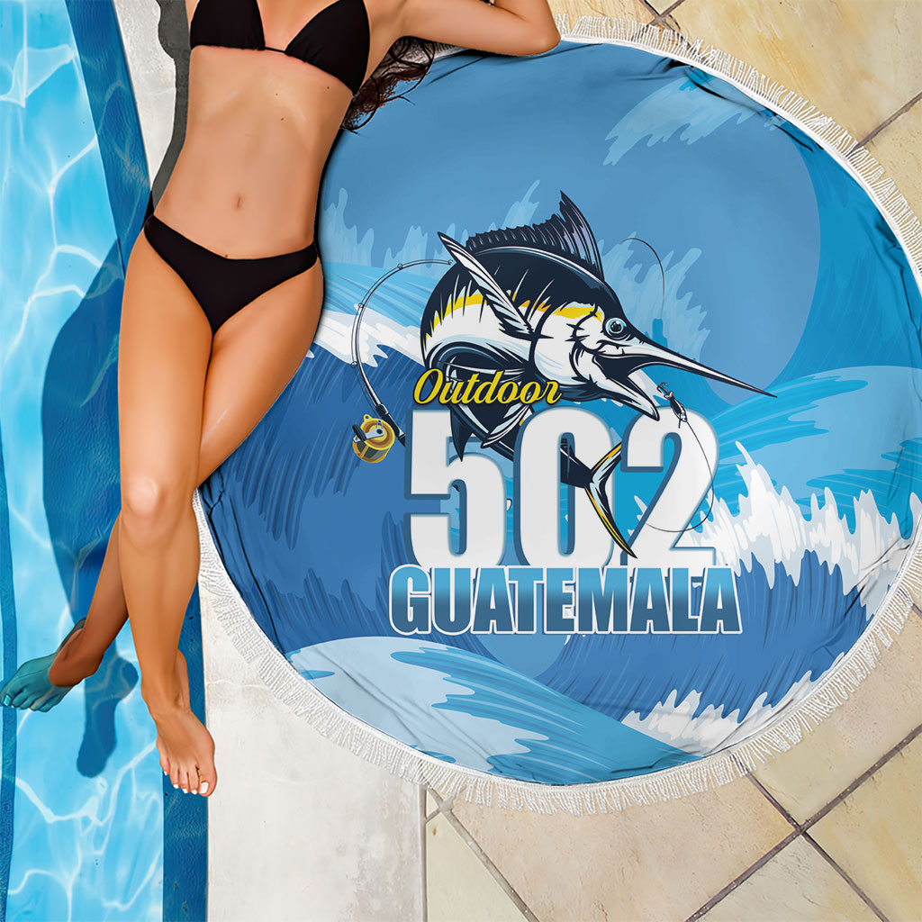 Blue Marlin Fishing Guatemala Beach Blanket Makaira Nigricans 502 Outdoor Hobby