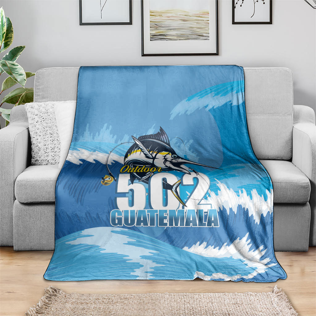 Blue Marlin Fishing Guatemala Blanket Makaira Nigricans 502 Outdoor Hobby